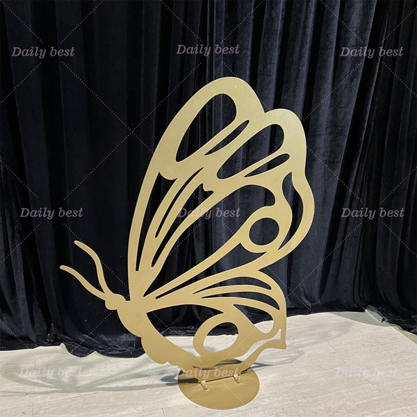 120cm Metal Butterfly Backdrop Stands Heavy Duty Party Props Decoration Wedding