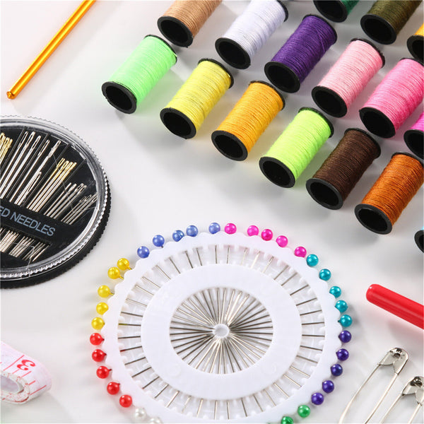 128pcs Portable Sewing Kit Home Travel Emergency Professional Sewing Set NEW