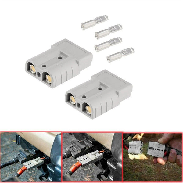 10x Anderson Style Plug connector 50AMP Caravan Trailer Solar 6AWG DC Power Tool