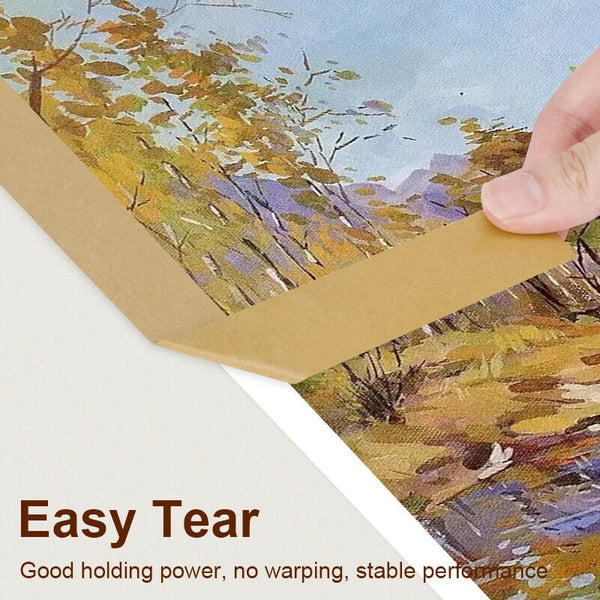 2x Kraft Brown Paper Tape Picture Framing Packing Tape Self adhesive 15mm Craft