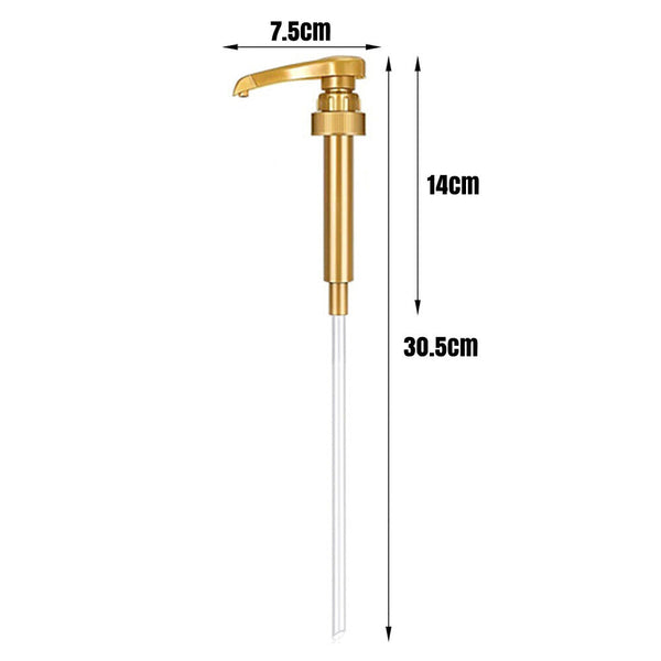 Coffee Syrup Pump Dispenser For 25.4Oz/750ml Syrup Bottle No Dripping