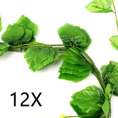UP 60X Artificial Ivy Vine Fake Foliage Hanging Leaf Garland Plant Party Decor
