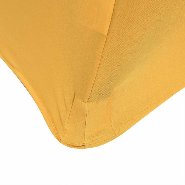 50x Golden Chair Covers Full Seat Cover Spandex Elastic Stretch Banquet Wedding