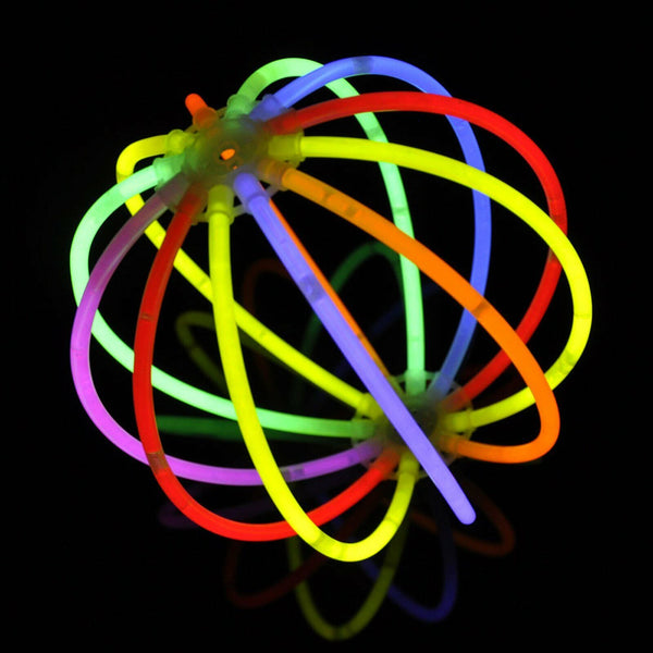 UP 700X Flower Ball Connectors Colour Glow Sticks Glowsticks Party Glow In The