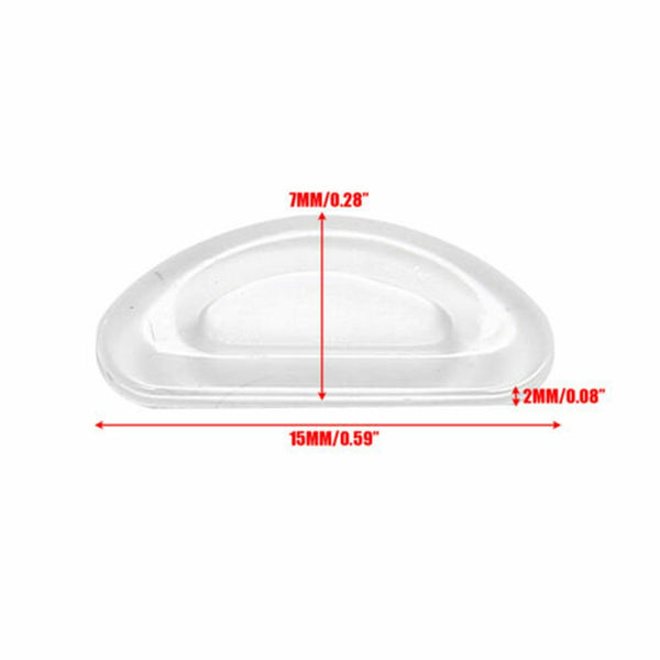 Silicone Anti-Slip Stick On Nose Pads for Eyeglass Sunglasses Glasses