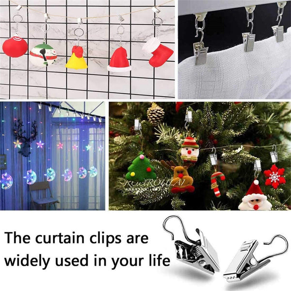 Stainless Steel Curtain Clips With Hook For Curtain Photos Home Ring