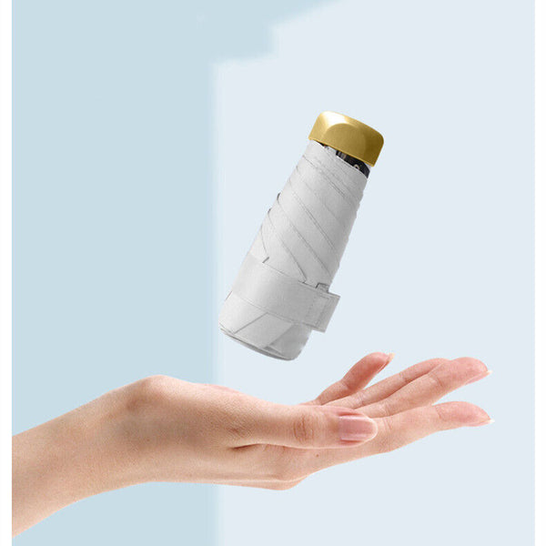 Mini Pocket Umbrella Travel Super Windproof Compact Folding Sun Anti-UV Rain AU