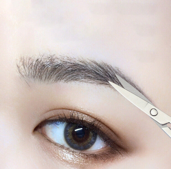 Small Sliver Manicure Eyebrow Nose Eyelash Cuticle Nail Scissors Curved Trimming