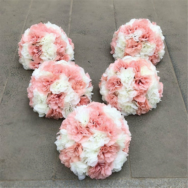 30cm Artificial Rose Flower Ball Bouquet Home Garden Wedding Party Decoration AU