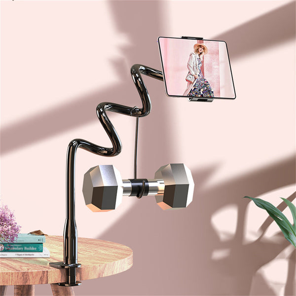 Mobile Phone Flexible 360° Clip Mount Stand Holder Bed Desktop Bracket Clamp AUS