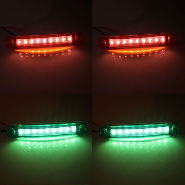 NEW Boat Navigation Lights Waterproof Marine Utility Led Strip Lights (4 Pack)