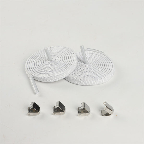 No Tie Flat Lock Elastic Shoelaces Shoe Laces Lazy Laces Sneakers Kids Adults AU