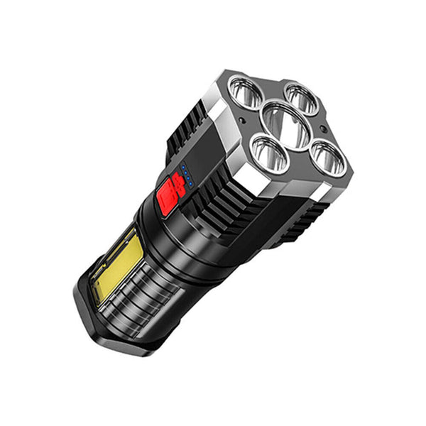 Super Bright 1200000LM Torch Led Flashlight USB Rechargeable Tactical Side Lamp