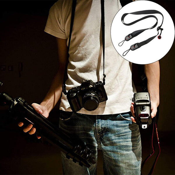 Camera Strap Quick Release Neck Hanging Belt Leash Shoulder for DSLR/SLR Camera