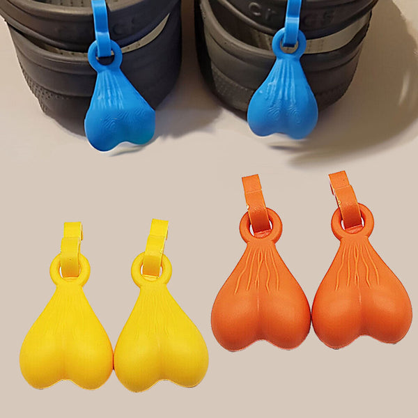 1pair Nuts Balls Distinctive Accessories Shoe Charms Clip for Croc Decor Charms