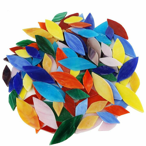 up to 2000x Mixed Crystal Glass Mosaic Tiles Kitchen Bathroom Art Craft Supplies