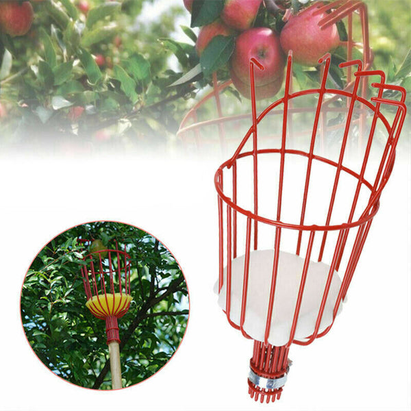Red Horticultural Convenient Labor saving Fruit Picker Tool Apple Picking Garden