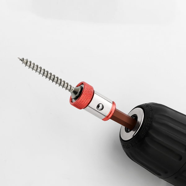 Drill Head Screwdriver Bits Strong Magnetizer Metal Magnetic Ring Red AU