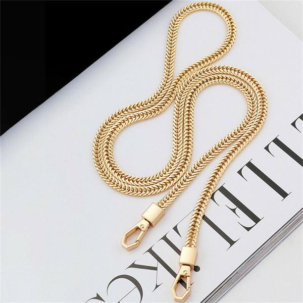 1.2M Metal Handbag Shoulder Bag Purse Chain Smooth Replacement Crossbody Strap