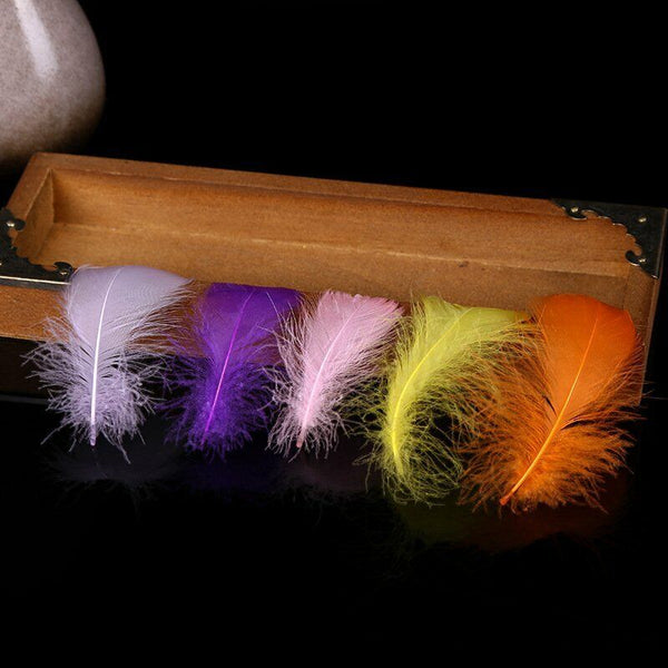 Bulk 100 x Mix Colour Goose Feathers DIY Craft Dream Catcher Wedding Cake 6-12cm