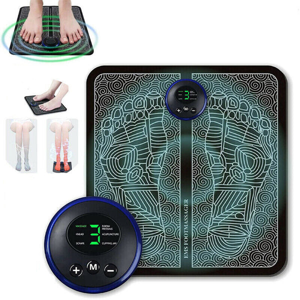 EMS Electric Foot Massager Mat Relax Muscle Stimulator Leg Shaping Massage Pad - Lets Party