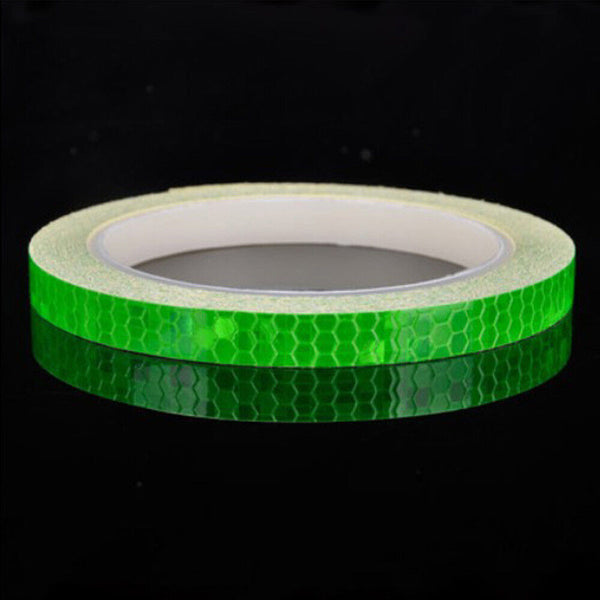 8 M Reflective Tape Adhesive Sticker Strip Glow in the Dark Bike Car Truck Decal