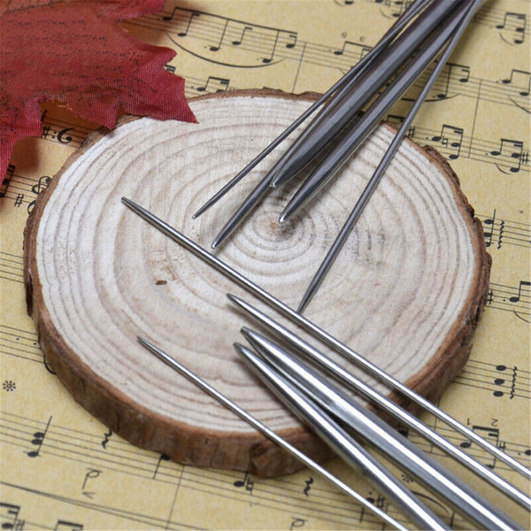 11pcs 80cm Circular Knitting Needles Set Stainless Size 1.5mm to 5mm AUS STOCK - Lets Party