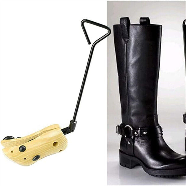 1x Adjustable Boots Shoe Shoes Stretcher Tree Shaper Men Women Pine Wood Support