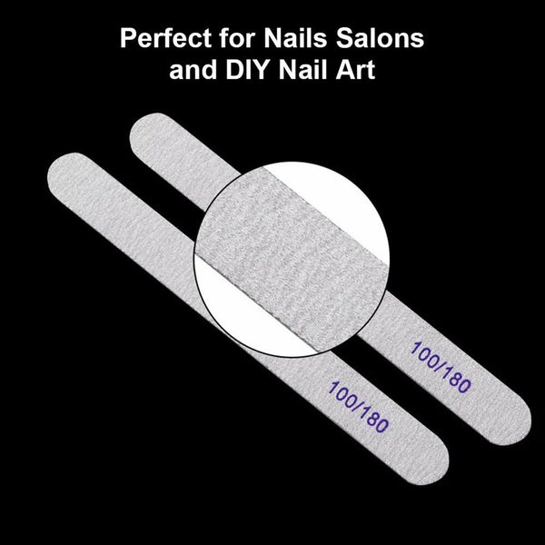 Acrylic Nail Files Harbour Bridge 100/180 Grit Professional Manicure Pedicu