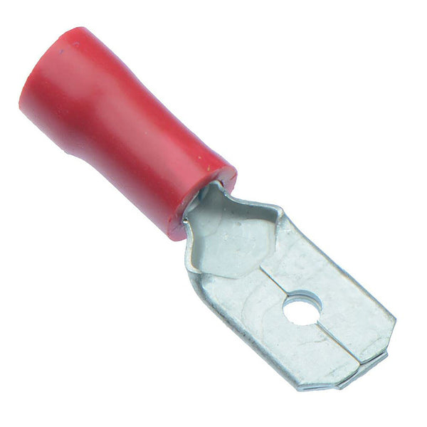 100PCS Insulated Spade Crimp Terminal Kit Cable Electrical Wire Splice Connector