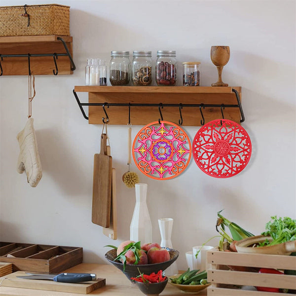 Mould Silicone Resin Mandala Placemat Epoxy Mold Coaster Cup Mat Crafts Casting