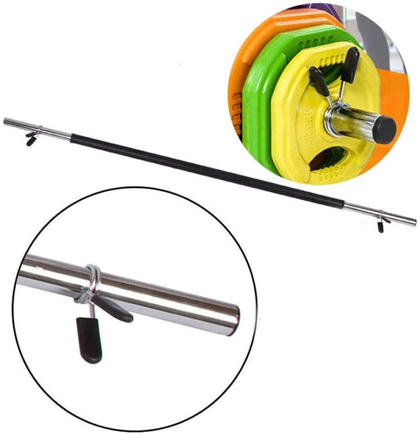 2X 25mm Barbell Dumbbell Lock Clamps Spring Collar Gym Weight Bar Lift Clips AU