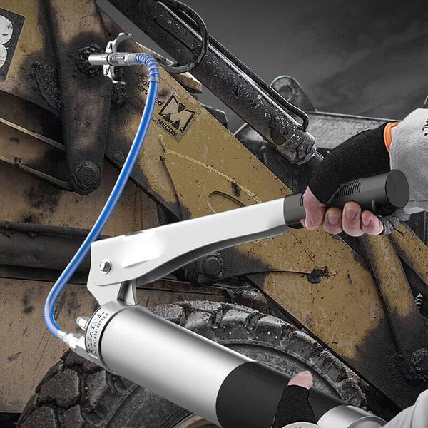 Grease Tool Coupler Heavy-Duty Quick Lock Double Handle Leak-Free Grease Gun AU
