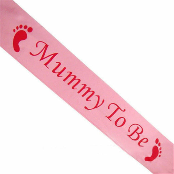 Baby Shower Sash Mum pregnant Boy Girl Sister Mummy Party Sashes Shoulder Strap