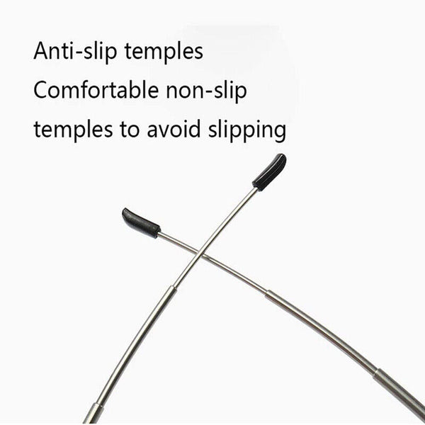 Universal Folding Reading Glasses Magnify Presbyopic Case Unisex 1.5 2 2.5 AU