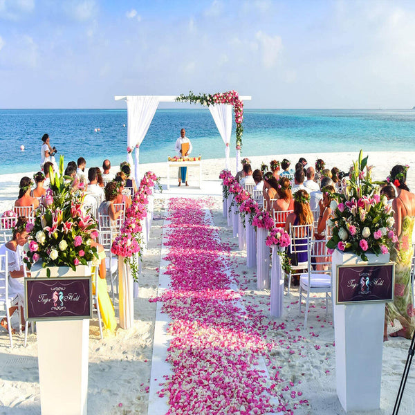 1000 Pcs Artificial Silk Petals Flowers Fake Rose Petal Wedding Flower Decoratio