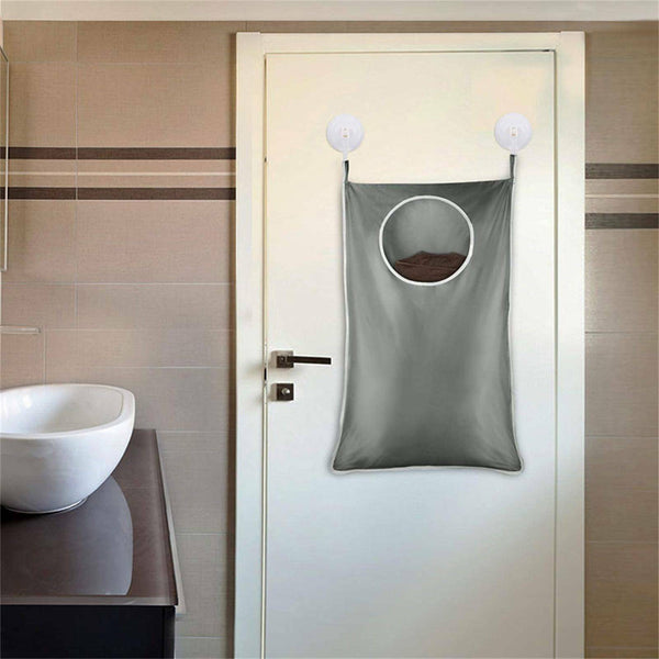Hanging Laundry Bag Over Door Clothes Washing Storage Basket Foldable Hamper AU
