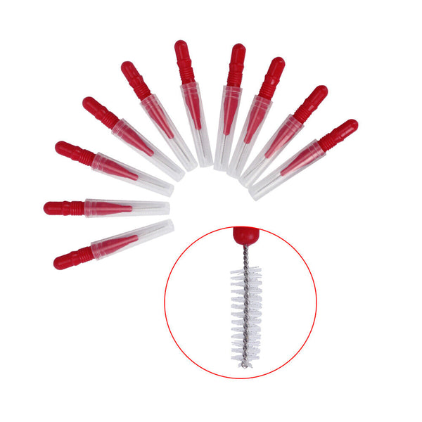 60pcs Interdental Brush Floss Sticks Tooth Floss Head Toothpick Cleaning New AU