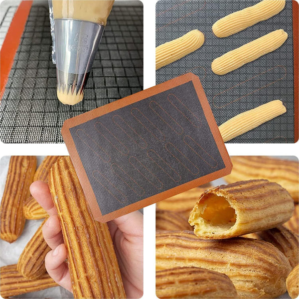 Perforated Silicone Baking Mat/Bread/Macaron/Biscuit Non-stick Oven Mat Pad