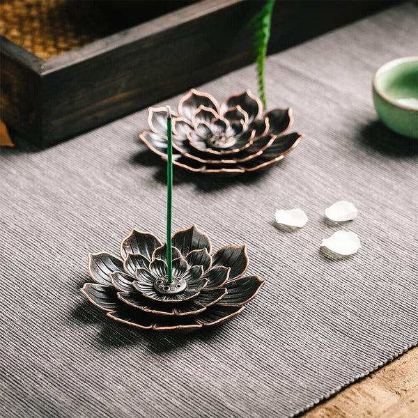 Incense Burners Stick Holder Lotus Home Aromatherapy Insence Burner Plate AU