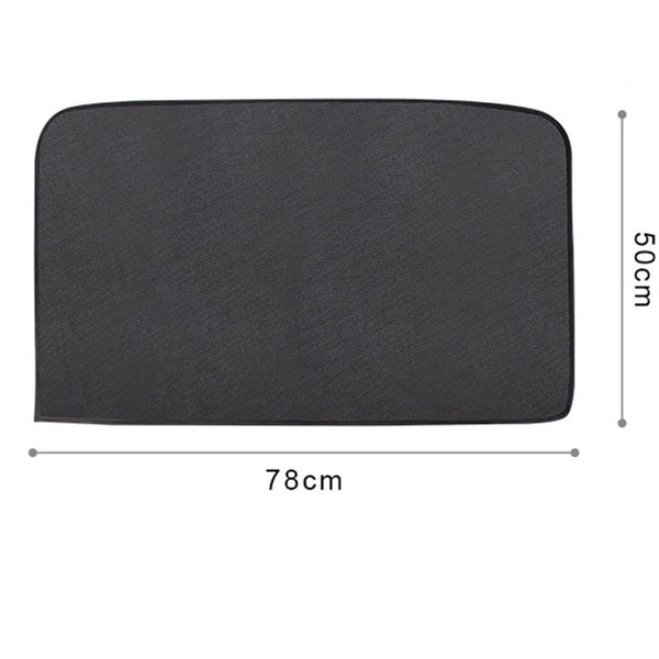 4PCS Magnetic Car Window Sun Shade UV Protection Front+Rear Side Window Curtain