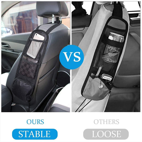 1/2x Car Seat Side Hanging Bag Phone Holder Net Storage Organizer Mesh Pocket AU