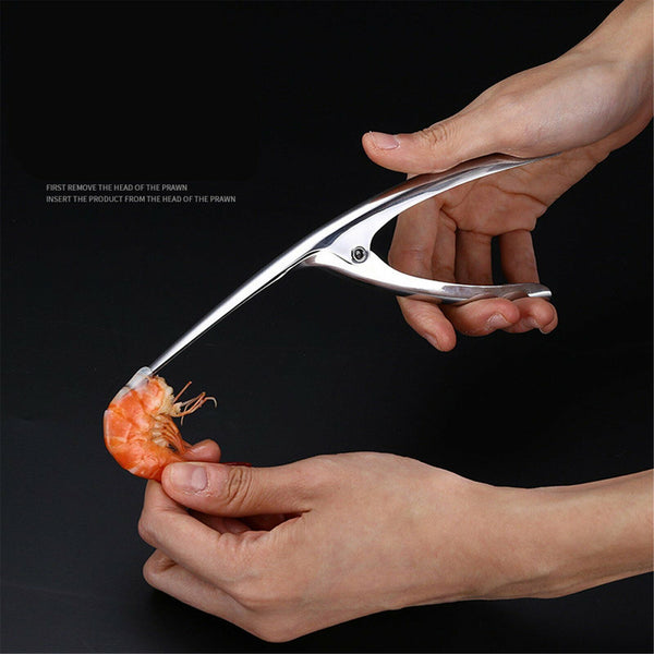 Stainless Steel Prawn Peeler Creat Peel A Kitchen Tool Shrimp Deveiner Device AU