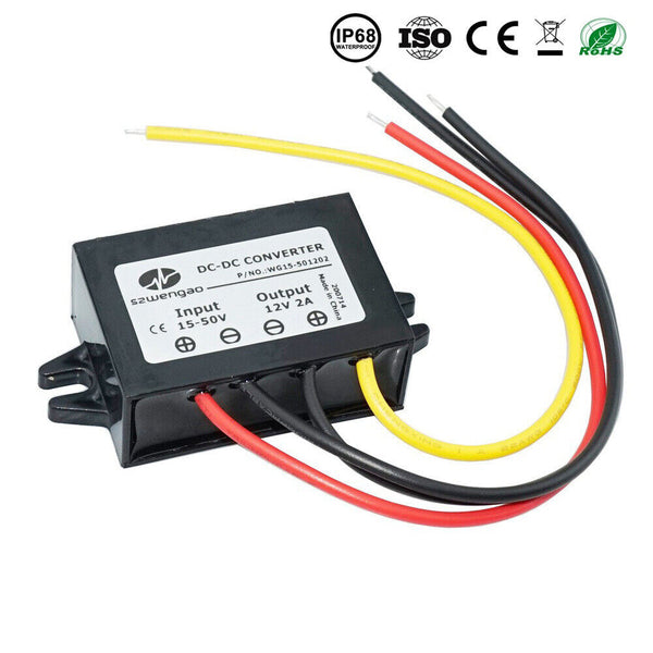 15-80V 18V 24V 36V 48V/60V To 12V 2A 36W DC-DC Step Down Module Converter New