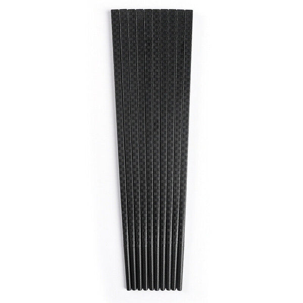 Alloy Laser Engraving Chopsticks Non-Slip Reusable Sushi Stick AU