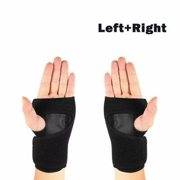 Steel Wrist Support Strain Brace Splint Carpal Tunnel Syndrome Sprain B