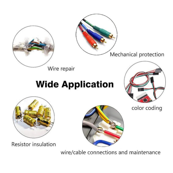 560 pcs Heat Shrink Tubing Assortment Tube Wire Cable Insulation Sleeving Set AU