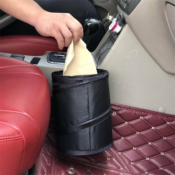 Auto Car Rubbish Bin Holder Foldable Pop-Up Waterproof Bag Waste Basket Portable