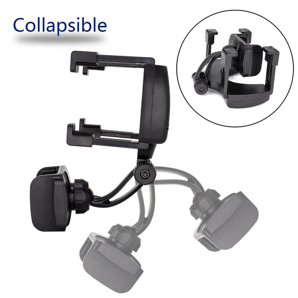 Universal 360° In Car Mobile Phone Holder Rear View Mirror Mount Cradle Stand AU