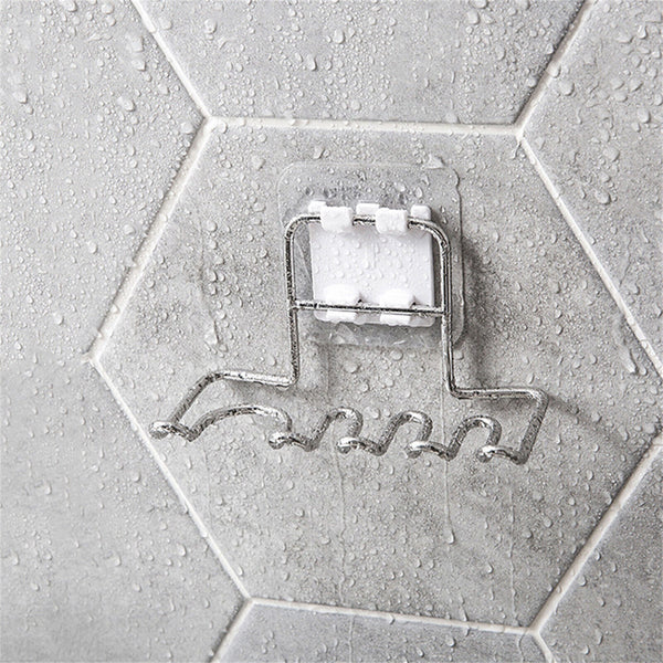 Tooth Brush Wall-Mounted Toothbrush Holder Organizer Bathroom Storage Rack